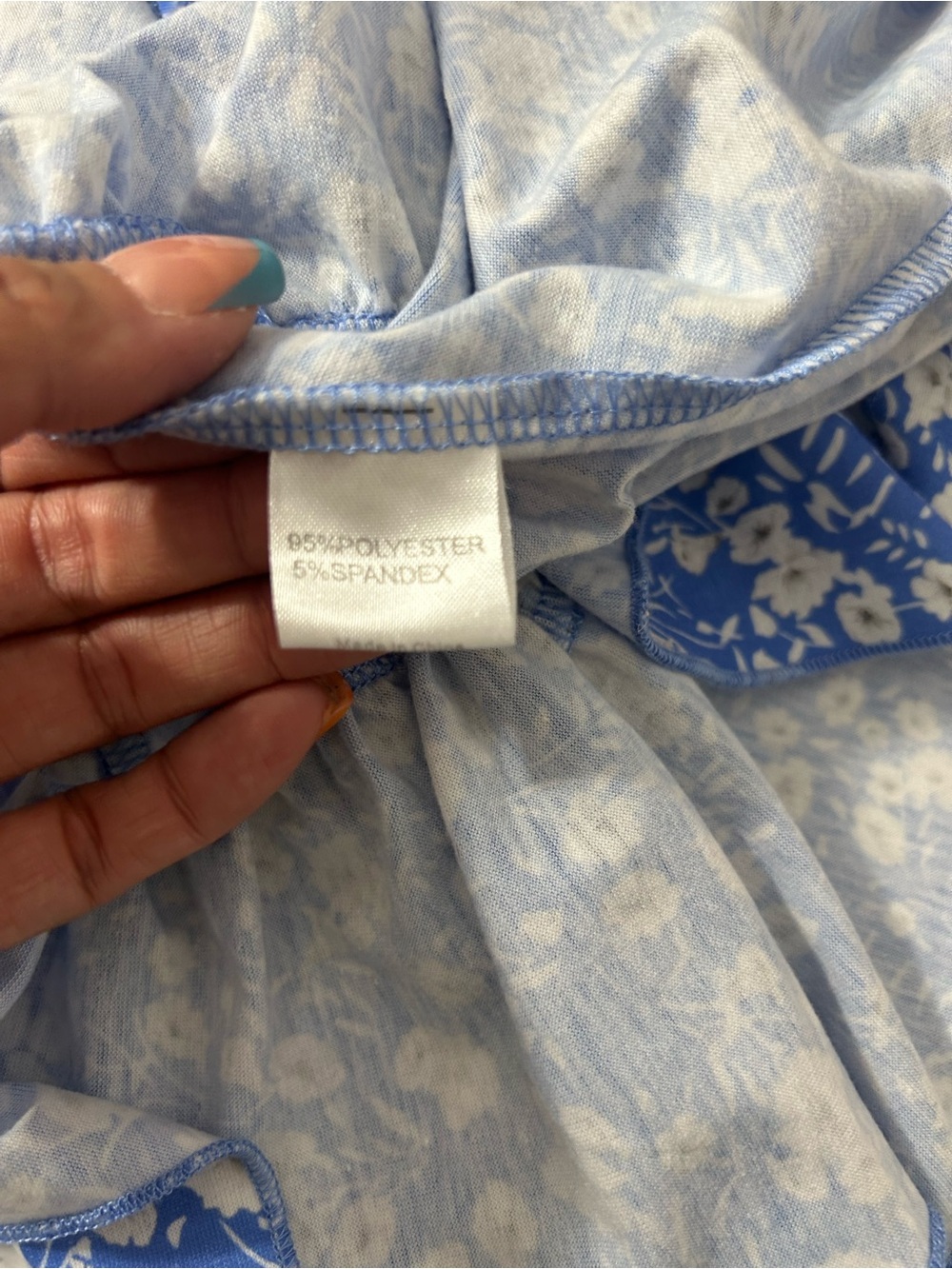 Torary Blue and White Floral V-Neck Dress
59 - Picture 8 of 9